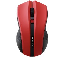 CANYON MW-5 2.4GHz wireless Optical Mouse with 4 buttons, DPI 800/1200/1600, Red, 122*69*40mm, 0.067kg (CNE-CMSW05R)