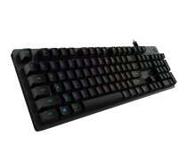 LOGITECH G512 CARBON LIGHTSYNC RGB Mechanical Gaming Keyboard with GX Brown switches – CARBON – US International – USB (920-009352)