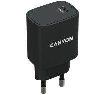 Canyon, PD 20W Input: 100V-240V, Output: 1 port charge: USB-C:PD 20W (5V3A/9V2.22A/12V1.67A) , Eu plug, Over- Voltage ,  over-heated, over-current and short circuit protection Compliant with CE RoHs,ERP. Size: 80*42.3*30mm, 55g, Black (CNE-CHA20B02)