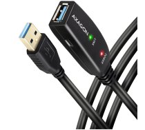 AXAGON Active USB 3.2 Gen 1 extension cable, A male to A female, 5 meters long. Power supply option available. (ADR-305)