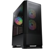 COUGAR | MX430 Mesh RGB Black | PC Case | Mid Tower / Mesh Front Panel / 3 x ARGB Fans / 4mm TG Left Panel (CGR-51C6B-MESH-RGB)