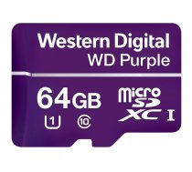 WESTERN DIGITAL CSDCARD WD Purple (MicroSD, 64GB) (WDD064G1P0C-85AEL0)