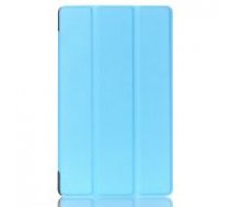 Tri-fold Stand PU Smart Auto Wake/Sleep Leather Case priekš Asus ZenPad 8.0 (Z380C / Z380KL) - Baby Blue - sāniski atverams maciņš ar stendu
