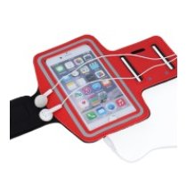 Arm Case Premium priekš Apple iPhone 3/4 - Red - Universāls maks ietvars - Sporta futlāris rokas aproce fitnesam saite