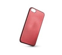 Elegance Carbon Case priekš Apple iPhone 7 Plus / 8 Plus - Sarkans - triecienizturīgs karbona-silikona aizmugures apvalks (bampers, vāciņš, slim back cover,     bumper)