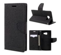 Mercury Fancy Diary priekš Sony Xperia Z3 Plus E6553 / Z4 - Melns - sāniski atverams maciņš ar stendu (eko ādas maks, grāmatiņa, PU leather book wallet case cover     stand)