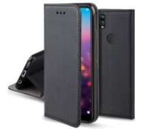 Smart Magnet Book Case priekš Sony Xperia XA1 Ultra G3212 / G3221 - Melns - sāniski atverams maciņš ar stendu (ādas maks, grāmatiņa, leather book wallet case cover     stand)