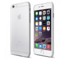 Cafele Ultra Thin 0.4mm Matte Case priekš Apple iPhone 6 / 6S - Balts - matēts plastikas aizmugures apvalks (bampers, vāciņš, slim silicone cover shell, bumper)