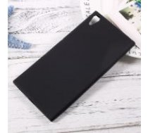 Matte Anti-scratch TPU Phone Case for Sony Xperia XA1 Ultra G3212 / G322 - Black - silikona aizmugures apvalks (bampers, vāciņš, slim TPU silicone case cover, bumper)