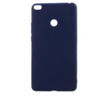Matte Anti-scratch TPU Case for Xiaomi Mi Max 2 - Dark Blue - silikona aizmugures apvalks (bampers, vāciņš, slim TPU silicone case cover, bumper)