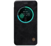 NILLKIN Qin Series APP Smart Leather View Case for Asus Zenfone 3 ZE552KL - Black - sāniski atverams maciņš ar lodziņu (ādas maks, grāmatiņa, leather book wallet case     cover)