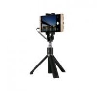 Huawei AF14 Audio cable Selfie Stick 46cm with Tripod (bez iepakojuma) - Melns - Selfie monopod Teleskopisks Universāla stiprinājuma statīvs