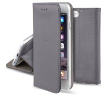 Smart Magnet Book Case priekš Sony Xperia L1 G3311 / G3312 - Pelēks - sāniski atverams maciņš ar stendu (ādas maks, grāmatiņa, leather book wallet case cover     stand)