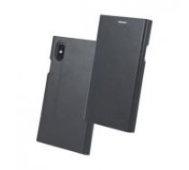 Beeyo Book Grande Book Case priekš Huawei P9 Lite mini - Melns - sāniski atverams maciņš ar stendu (ādas maks, grāmatiņa, leather book wallet case cover stand)