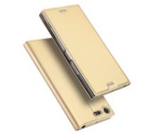 Dux Ducis Skin Pro series priekš Sony Xperia XZ2 Compact H8324 - Zelts - sāniski atverams maciņš ar magnētu un stendu (ādas maks, grāmatiņa, leather book wallet case     cover stand)