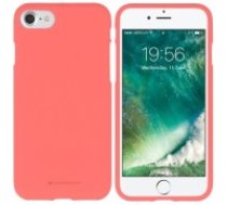 Mercury Soft Jelly Case priekš Apple iPhone 6 Plus / 6S Plus - Rozā - matēts silikona apvalks (bampers, vāciņš, slim TPU silicone cover shell, bumper)