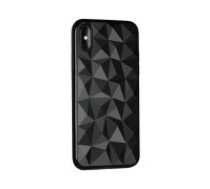 Forcell Prism Back Case priekš Samsung Galaxy A6 Plus (2018) A605 - Melns - silikona aizmugures apvalks (bampers, vāciņš, ultra slim TPU silicone case cover,     bumper)