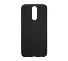 Forcell Soft Back Case priekš Samsung Galaxy A6 Plus (2018) A605 - Melns - matēts silikona apvalks (bampers, vāciņš, slim TPU silicone cover shell, bumper)