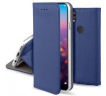 Smart Magnet Book Case priekš LG G7 ThinQ G710 - Tumši Zils - sāniski atverams maciņš ar stendu (ādas maks, grāmatiņa, leather book wallet case cover     stand)