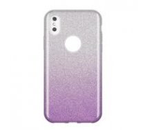Forcell Shining Case priekš Samsung Galaxy J4 Plus (2018) J415 - Caurspīdīgs / Violets - silikona aizmugures apvalks (bampers, vāciņš, ultra slim TPU silicone case     cover, bumper)