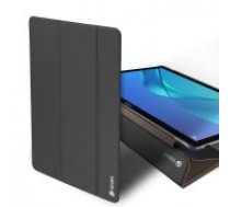 Dux Ducis Skin Pro series priekš Huawei MediaPad M5 10.8-inch - Melns - sāniski atverams maciņš ar magnētu un stendu (ādas maks, grāmatiņa, leather book wallet case     cover stand)