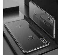 CAFELE Electroplating Soft TPU Phone Case priekš Xiaomi Mi 8 - Melns - silikona aizmugures apvalks (bampers, vāciņš, ultra slim TPU silicone case cover, bumper)