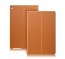 Sand-like Texture Folio Stand Leather Case for Huawei MediaPad M5 10.8-inch - Brūns - sāniski atverams maciņš ar stendu (ādas maks, grāmatiņa, leather book wallet case cover     stand)