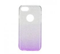 Forcell Shining Case priekš Huawei P Smart (2019) / Honor 10 Lite - Caurspīdīgs / Violets - silikona aizmugures apvalks (bampers, vāciņš, ultra slim TPU silicone case     cover, bumper)