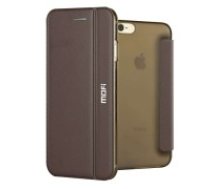 Mofi Genuine Leather series Apple iPhone 6 / 6S Plus - Brūns - dabīgās ādas maciņš sāniski atverams ar stendu (maks, grāmatiņa, genuine leather book wallet case cover     stand)
