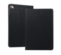 PU Leather Protection Smart Case with Stand priekš Apple iPad mini 5 (2019) / mini 4 (2015) - Melns - sāniski atverams maciņš ar stendu (ādas maks, grāmatiņa, leather     book wallet case cover stand)