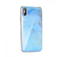 Forcell Marble Back Case priekš Samsung Galaxy A20e A202 - Zils Marmors - aizmugures maciņš / apvalks no epoksīda sveķiem