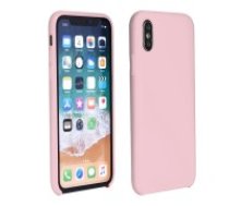 Forcell Silicone Case (Microfiber Soft Touch) priekš Apple iPhone 11 Pro Max - Rozā - matēts silikona apvalks (bampers, vāciņš, slim TPU silicone cover shell,     bumper)