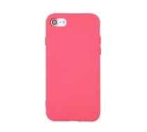 OEM Silicone Back Case (Microfiber Soft Touch) priekš Apple iPhone 6 Plus / 6S Plus - Rozā - matēts silikona aizmugures apvalks