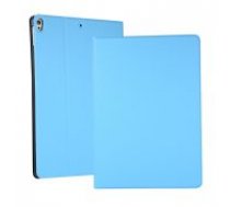 PU Leather Stand Tablet Cover Case priekš Apple iPad 10.2 (2019 / 2020 / 2021) / Air 3 10.5 (2019) / iPad Pro 10.5 (2017) - Gaiši Zils - sāniski atverams     maciņš ar stendu