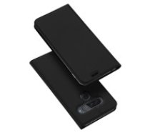 Dux Ducis Skin Pro series priekš LG G8s ThinQ G810 - Melns - sāniski atverams maciņš ar magnētu un stendu (ādas maks, grāmatiņa, leather book wallet case cover     stand)