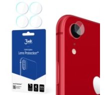 3MK Lens Protection (4 gab.) Hybrid Tempered Glass / Film camera protector priekš Apple iPhone XR - hibrīds aizmugurējās kameras aizsargstikls / aizsargplēve