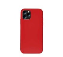 Puro Icon Microfiber Back Cover IPCX19ICONRED priekš Apple iPhone 11 Pro - Sarkans - silikona aizmugures apvalks (bampers, vāciņš, slim TPU case cover, bumper)