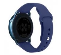 20mm Soft Silicone Watch Band Replacement - Tumši Zils - silikona siksniņas (jostas) priekš pulksteņiem