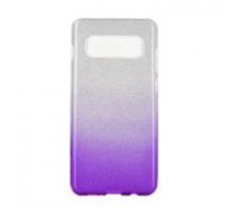 Forcell Shining Case priekš Samsung Galaxy S20 Plus 5G G986 - Caurspīdīgs / Violets - silikona aizmugures apvalks (bampers, vāciņš, ultra slim TPU silicone case cover,     bumper)
