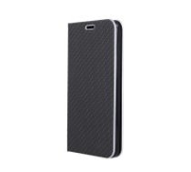Smart Venus Carbon Book Case priekš Samsung Galaxy Note 10 Lite N770 - Melns - sāniski atverams maciņš ar stendu (ādas maks, grāmatiņa, leather book wallet case cover     stand)