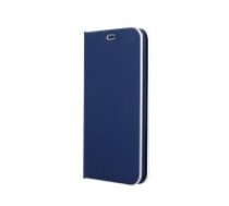 Smart Venus Carbon Book Case priekš Samsung Galaxy Note 10 Lite N770 - Tumši Zils - sāniski atverams maciņš ar stendu (ādas maks, grāmatiņa, leather book     wallet case cover stand)