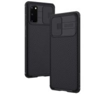 Nillkin CamShield Slide Camera Back Hard Case Cover priekš Samsung Galaxy S20 G980 - Melns - plastikas aizmugures apvalks / bampers ar kameras aizsargmehānismu