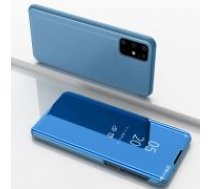 Smart Clear View Book Case priekš Huawei Honor 20 / Nova 5T - Zils - sāniski atverams grāmatveida maciņš ar stendu