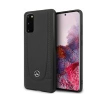 Mercedes Benz Urban Line Leather Back Case MEHCS62ARMBK priekš Samsung Galaxy S20 G980 - Melns - ādas aizmugures apvalks / vāciņš