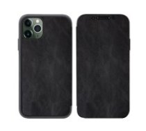 Eco Leather Book Case priekš Samsung Galaxy S20 G980 - Melns - mākslīgās ādas maciņš ar magnētu / sāniski atverama grāmatiņa