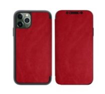 Eco Leather Book Case priekš Samsung Galaxy S20 G980 - Sarkans - mākslīgās ādas maciņš ar magnētu / sāniski atverama gramātiņa