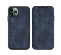 Eco Leather Book Case priekš Samsung Galaxy S20 G980 - Tumši Zils - mākslīgās ādas maciņš ar magnētu / sāniski atverama grāmatiņa