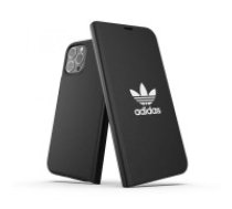 Adidas Originals Booklet Case Basic priekš Apple iPhone 12 Pro Max - Melns - mākslīgās ādas sāniski atverams maciņš