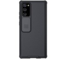 Nillkin CamShield Slide Camera Back Hard Case Cover priekš Samsung Galaxy Note 20 N980 - Melns - plastikas aizmugures apvalks / bampers ar kameras aizsargmehānismu