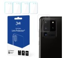 3MK Lens Protection (4 gab.) Hybrid Tempered Glass / Film camera protector priekš Samsung Galaxy S20 Ultra 5G G988 - hibrīds aizmugurējās kameras aizsargstikls /     aizsargplēve